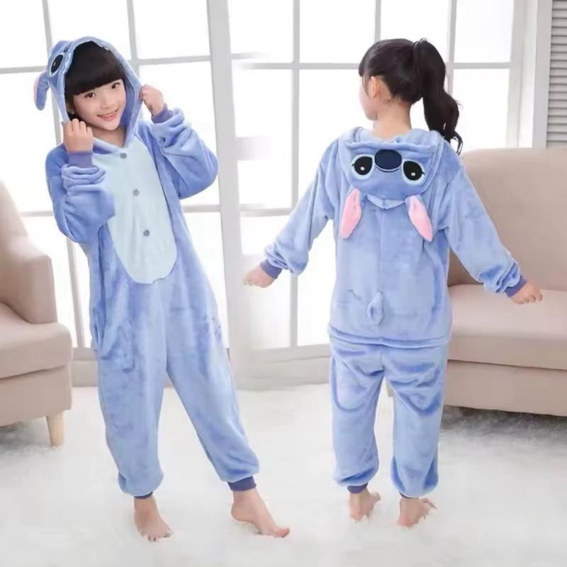 Stitch Cartoon Onesies Kids Children's Pyjamas