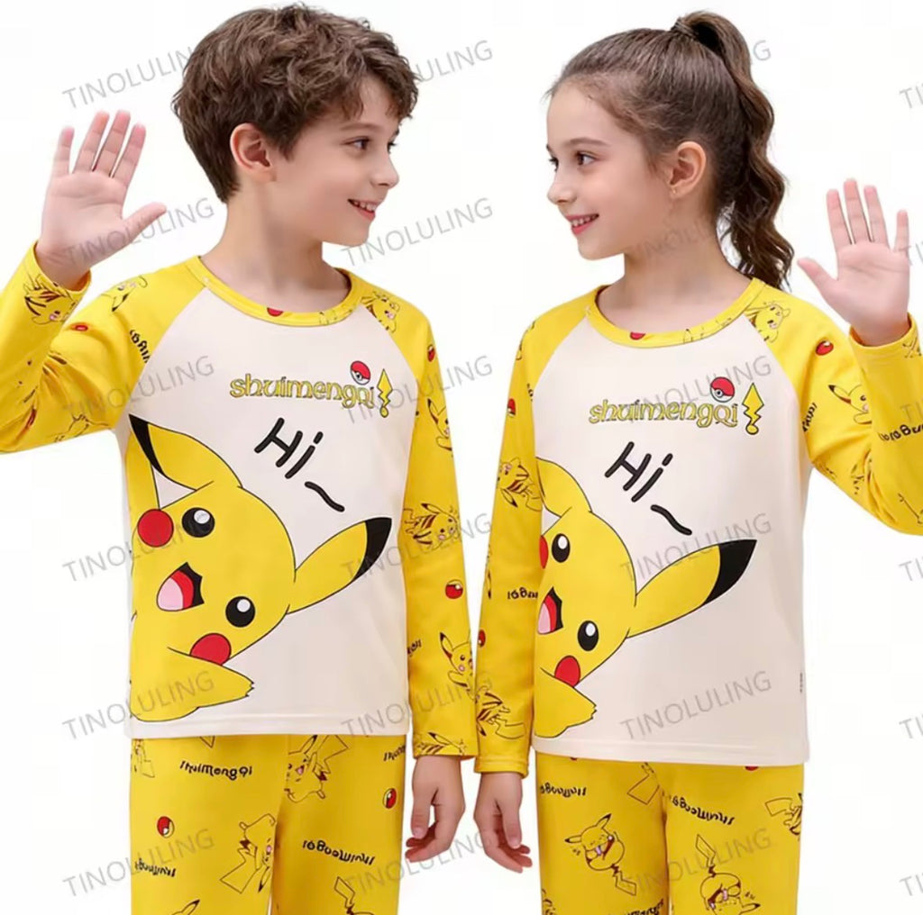 Pikachu Pyjamas Sets - Comfortable and Fun Sleepwear