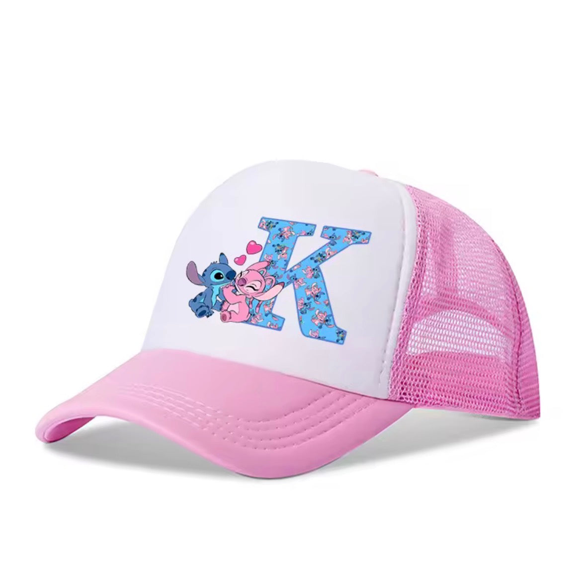 Stitch Alphabet A-Z Adjustable Size Baseball Cap