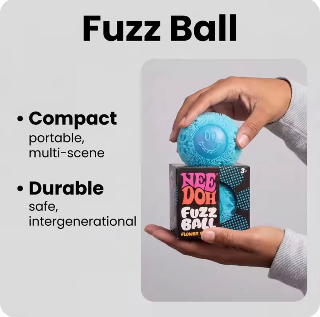 NeeDoh Fuzz Ball Series, Stress Relief Squishy Toys