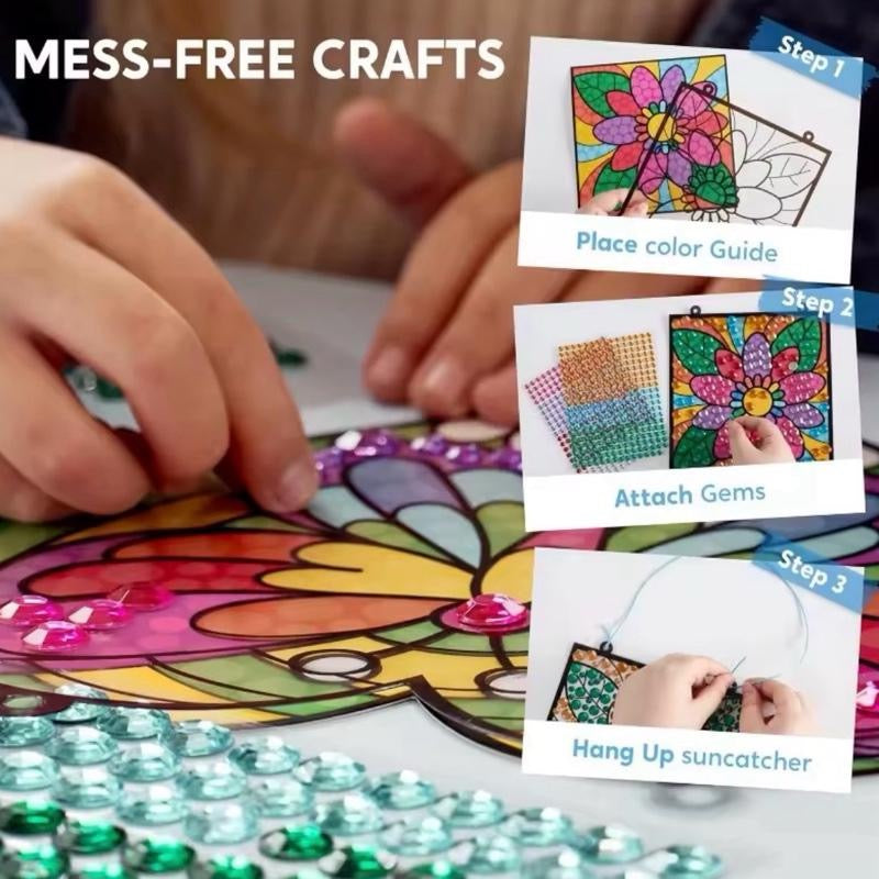 4PCS Window Art Suncatcher Kits