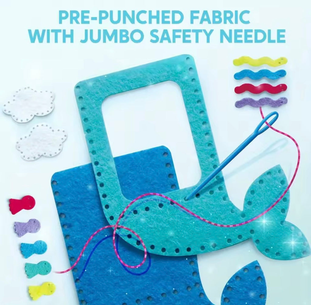 KleverKids 7 Sewing Projects Craft & Sewing Kit