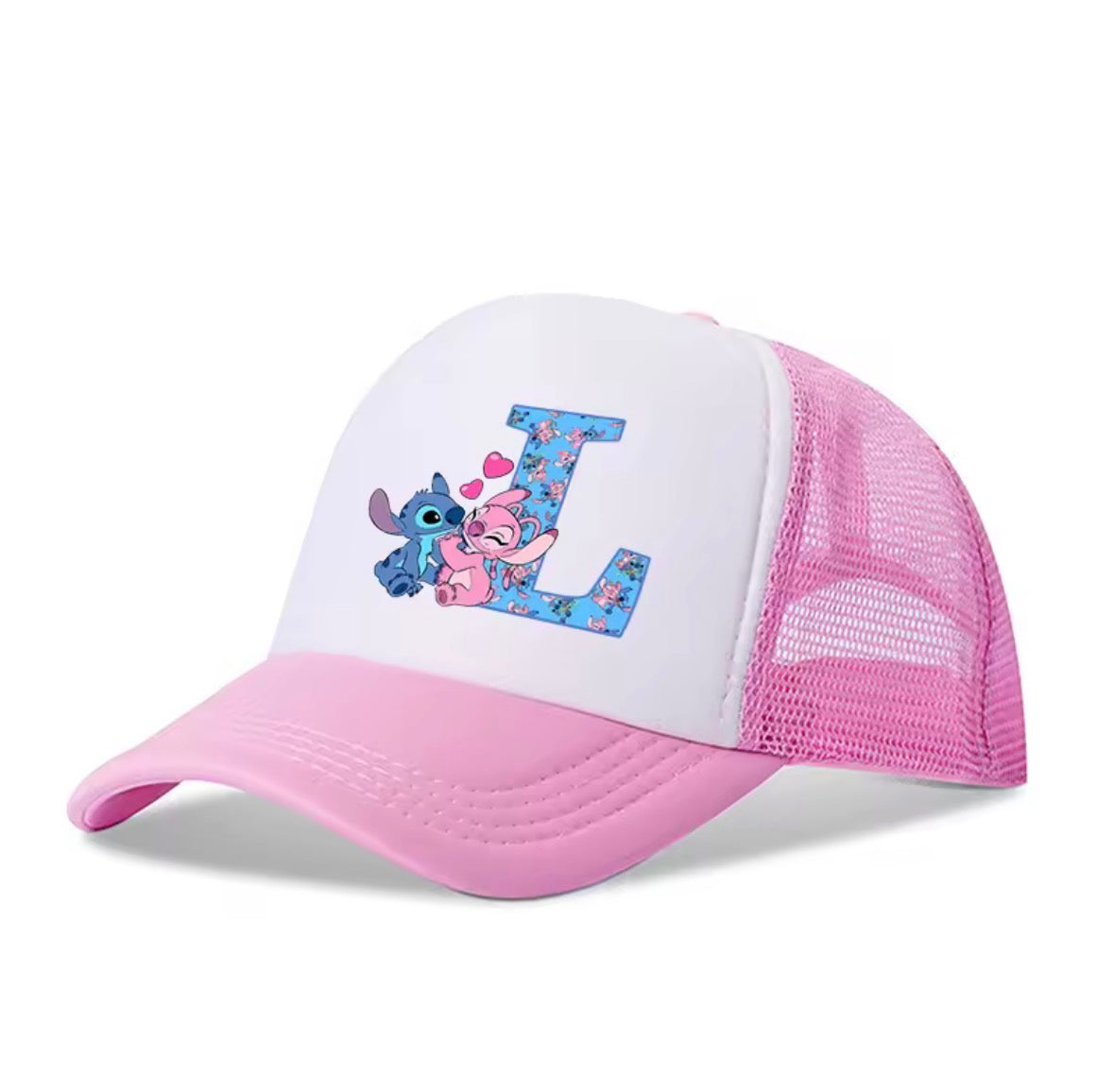Stitch Alphabet A-Z Adjustable Size Baseball Cap