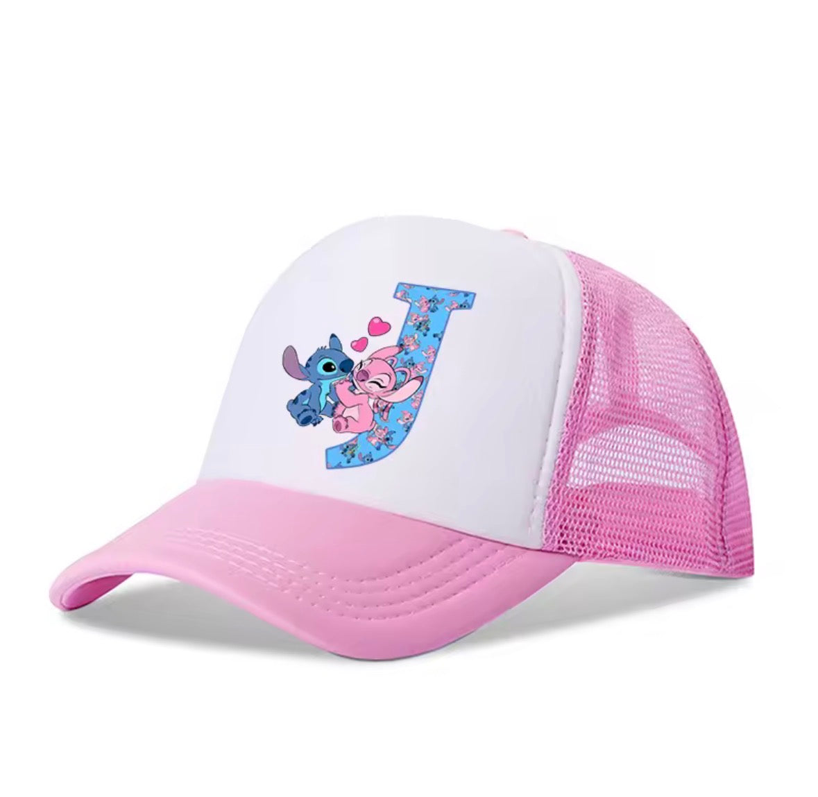 Stitch Alphabet A-Z Adjustable Size Baseball Cap