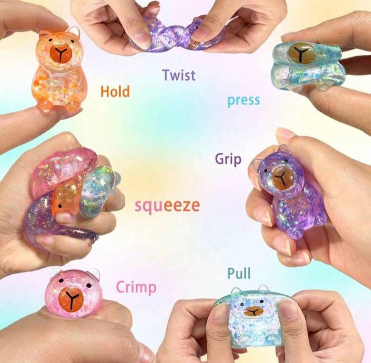 Capybara Stress Relief Squishy Toy