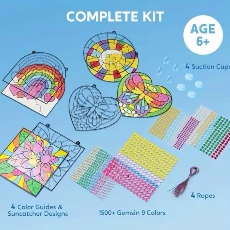 4PCS Window Art Suncatcher Kits