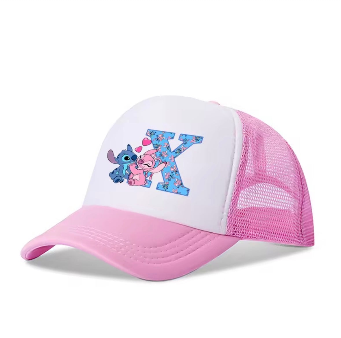 Stitch Alphabet A-Z Adjustable Size Baseball Cap