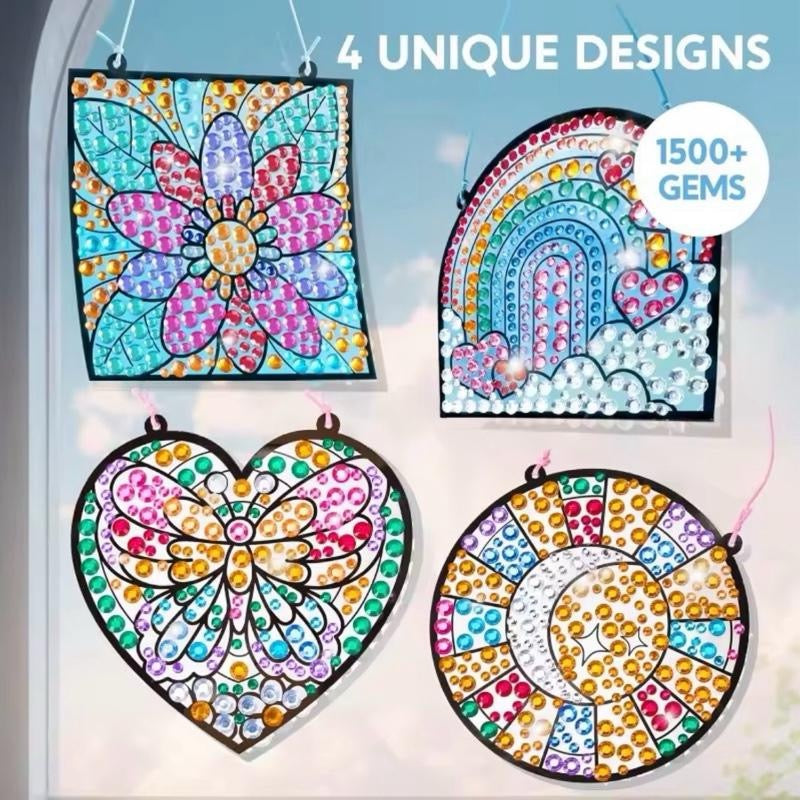 4PCS Window Art Suncatcher Kits