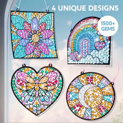 4PCS Window Art Suncatcher Kits