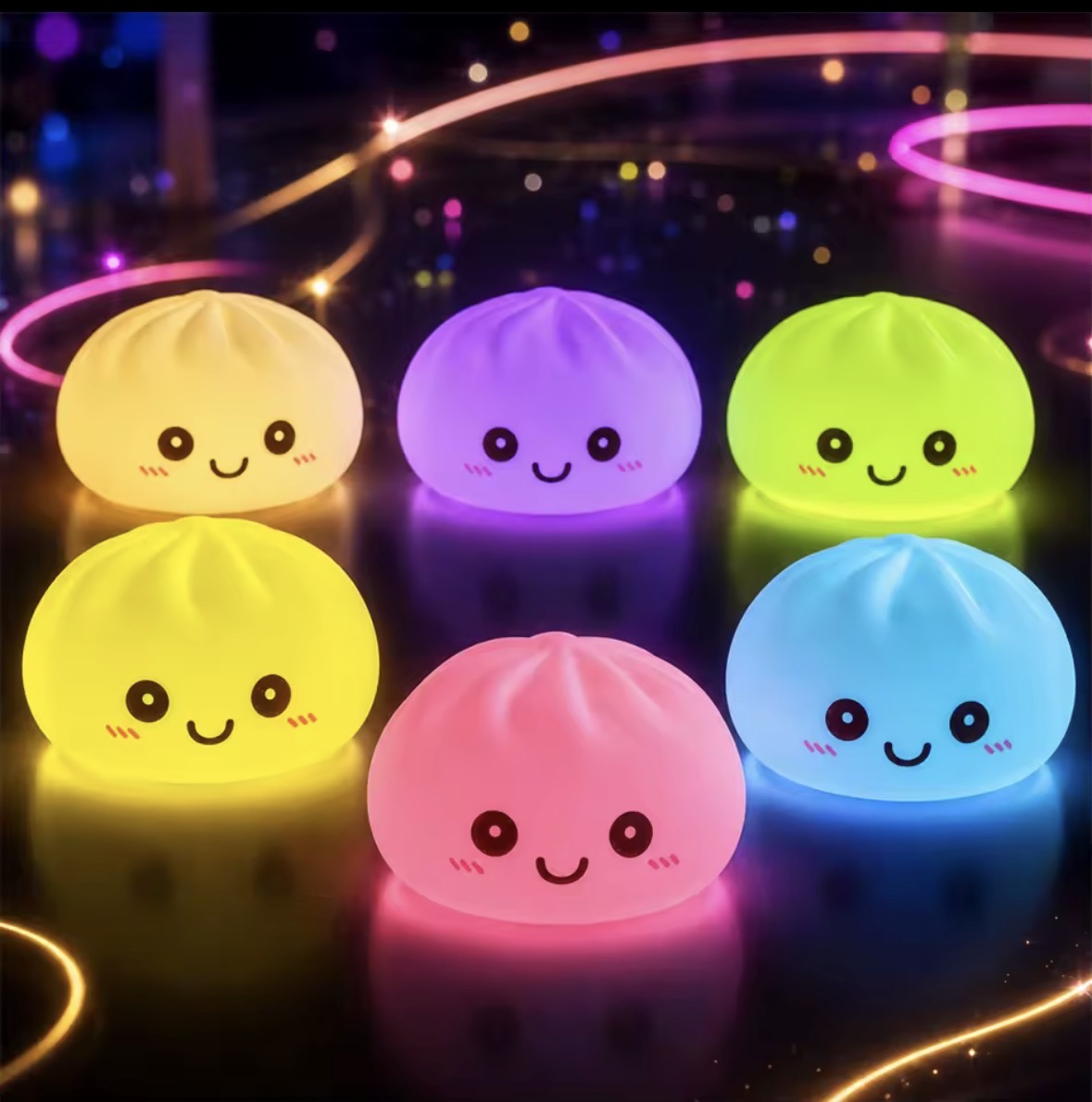 Cute Dumpling Night Light 8x5cm