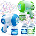 Sloosh 2 Kids Bubble Guns With 4 Bottles Solution