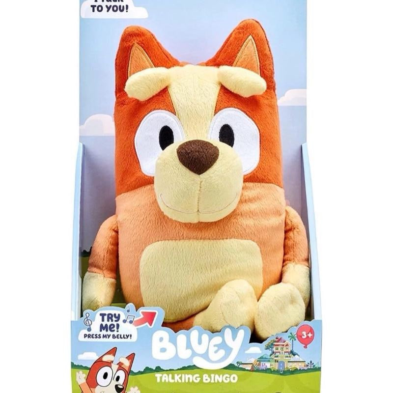 Bluey Bingo Large 30cm Talking Sounds Plush Teddies