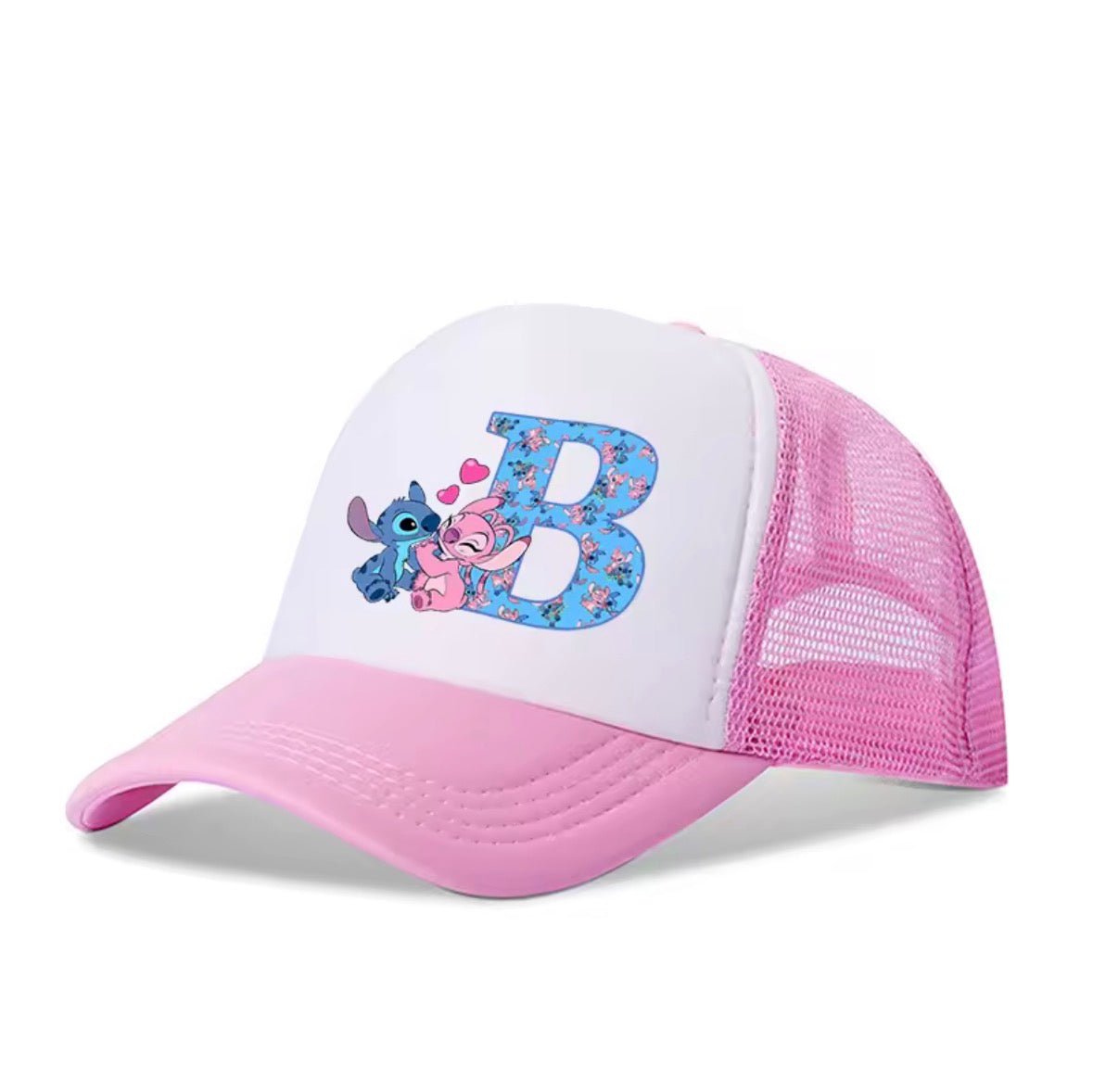 Stitch Alphabet A-Z Adjustable Size Baseball Cap