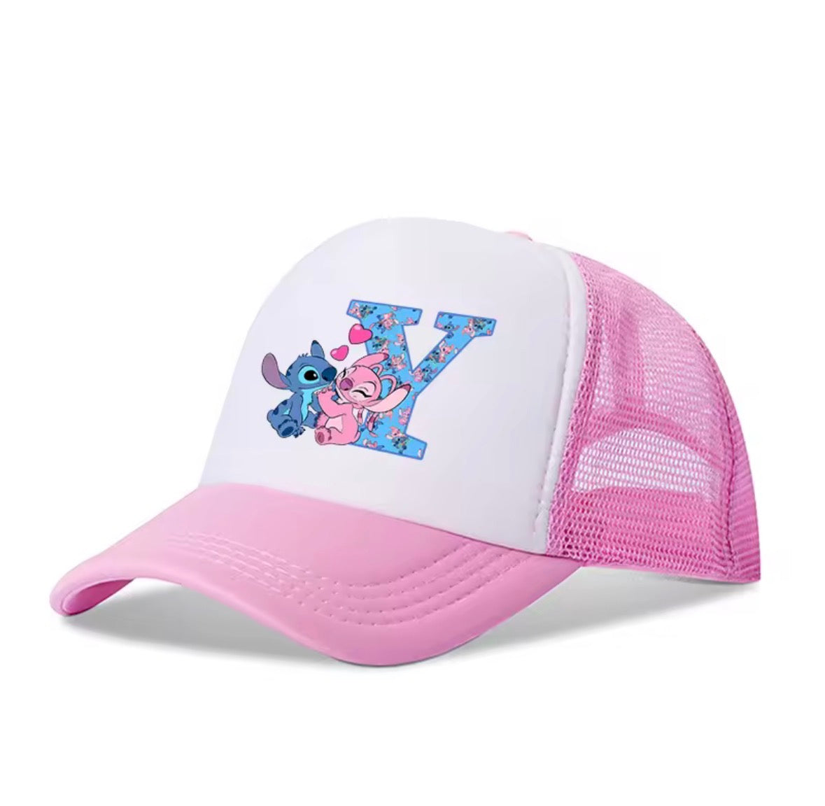 Stitch Alphabet A-Z Adjustable Size Baseball Cap