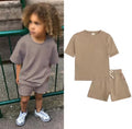 2pc Solid Short & T-Shirt Sets