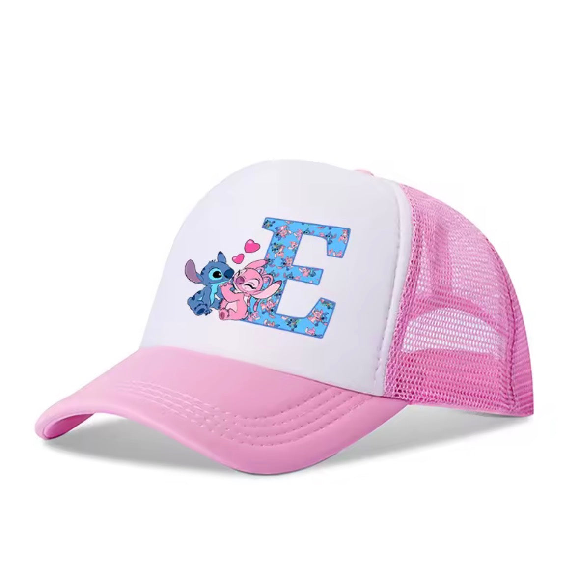 Stitch Alphabet A-Z Adjustable Size Baseball Cap