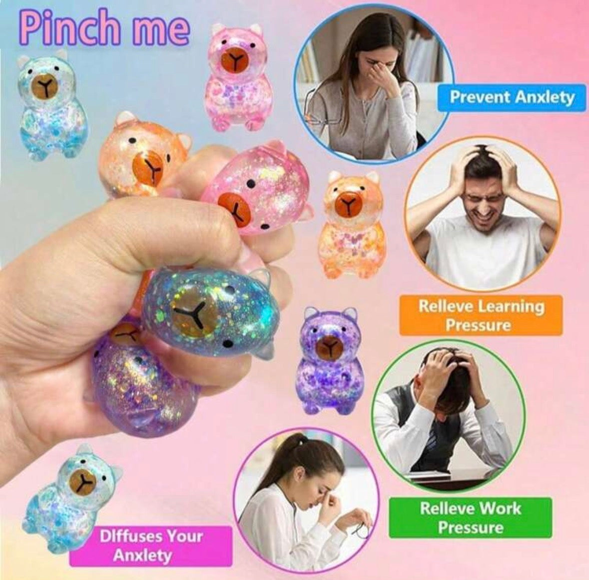 Capybara Stress Relief Squishy Toy