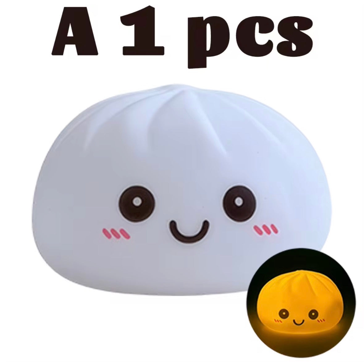 Cute Dumpling Night Light 8x5cm