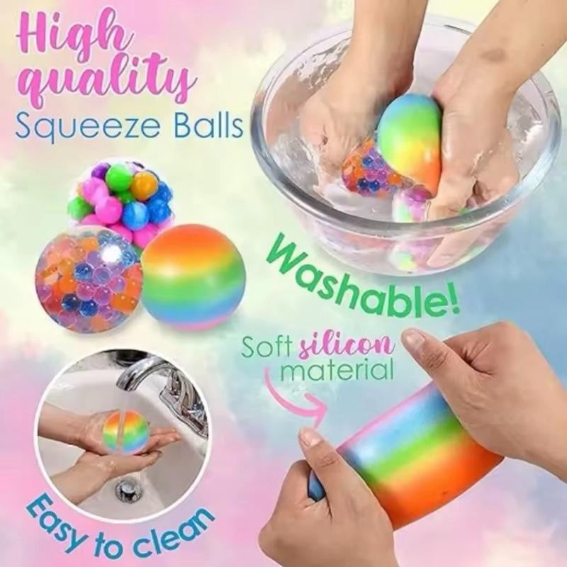 6PCS Small Squishy Stress Balls Set