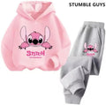 Stitch 2pc Tracksuit Set For Children Ages 2-14 Years