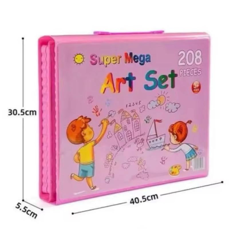 208 Pieces Set Watercolor Pen Set For Painting Art & Crafts