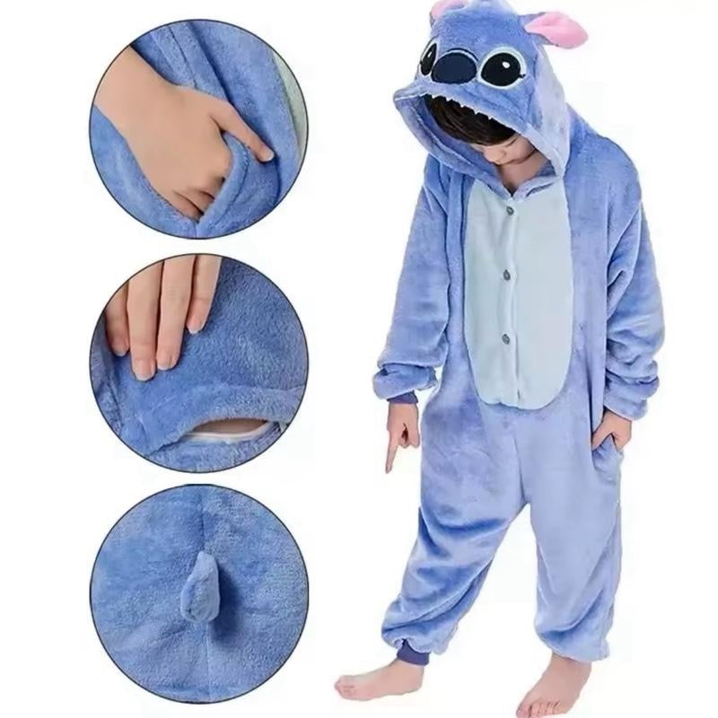 Stitch Cartoon Onesies Kids Children's Pyjamas