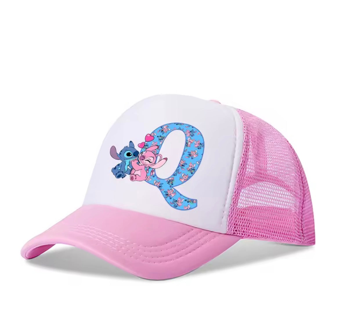 Stitch Alphabet A-Z Adjustable Size Baseball Cap
