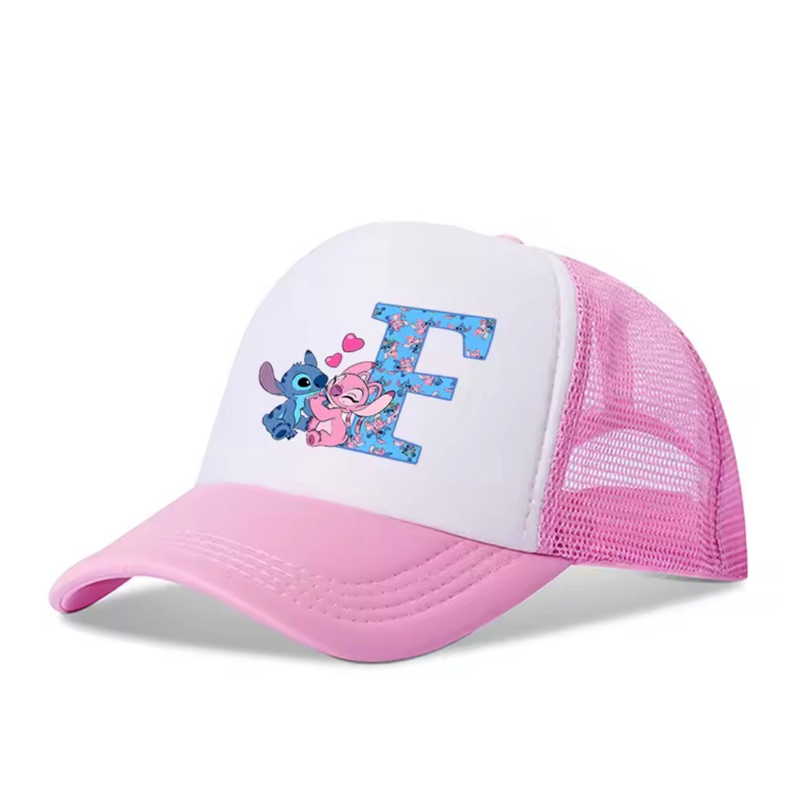 Stitch Alphabet A-Z Adjustable Size Baseball Cap