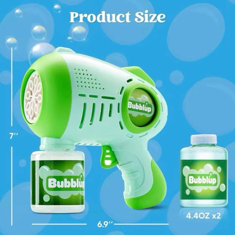 Sloosh 2 Kids Bubble Guns With 4 Bottles Solution