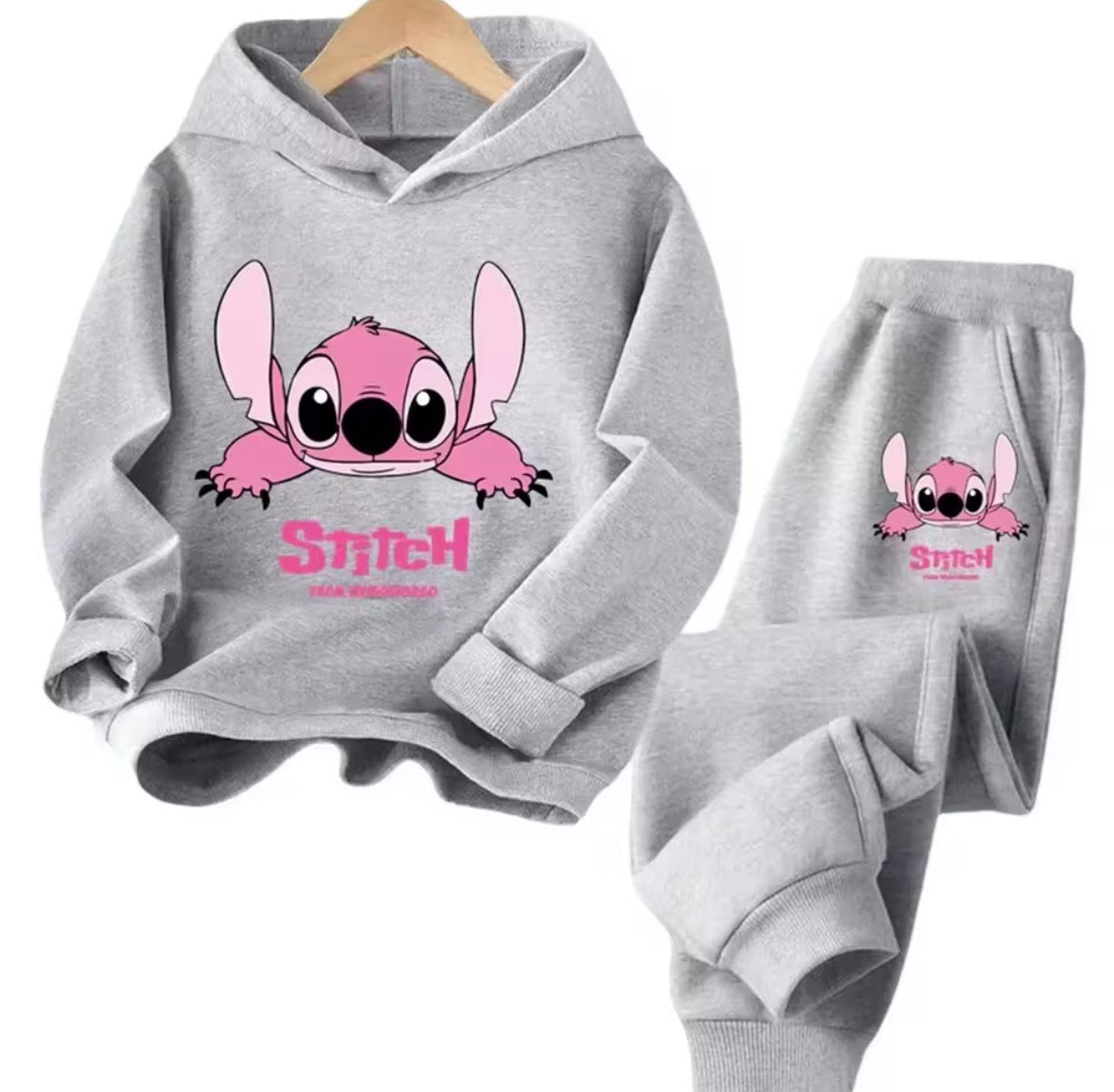 Stitch Jumper & Bottoms 2pc Trucksuit - 2-14 Years